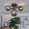 Chariton Plafondlamp LED Zwart, 3-lichts