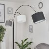 Renfrew Staande lamp Zwart, 3-lichts