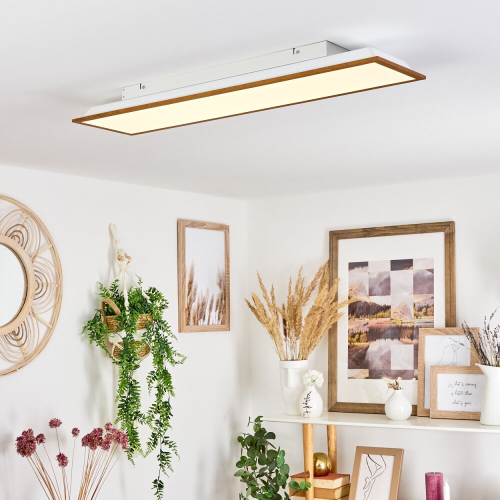 Barasat Plafondpaneel LED Wit, 1-licht