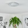 Hutton Plafondlamp LED Chroom, 1-licht
