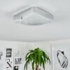 Hutton Plafondlamp LED Chroom, 1-licht