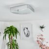 Hutton Plafondlamp LED Chroom, 1-licht