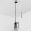 Thusis Hanger Zwart, 1-licht