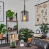 Thusis Hanger Zwart, 1-licht
