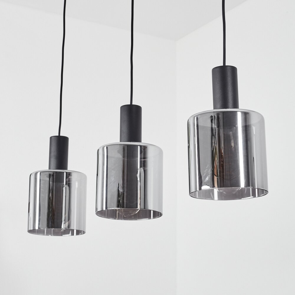 Klemtoo Hanglamp Zwart, 3-lichts