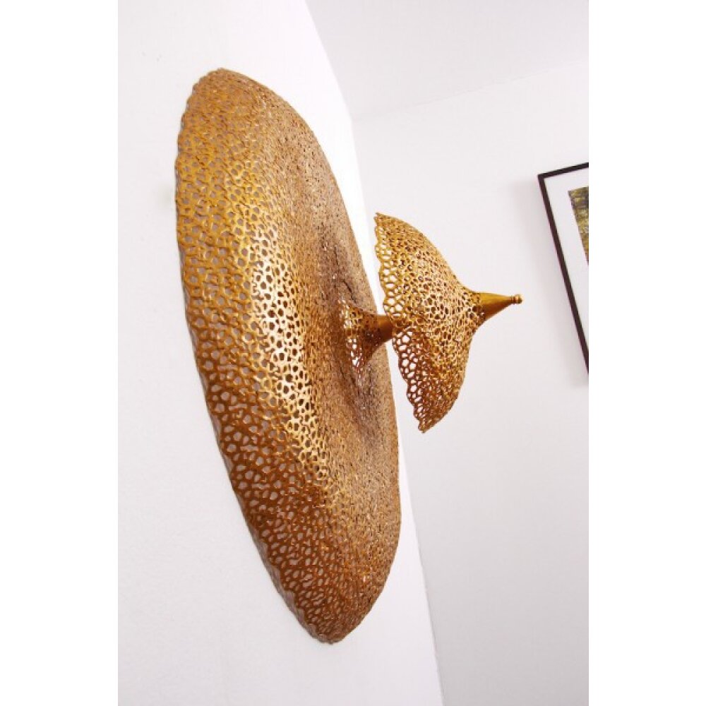Holländer UTOPISTICO Muurlamp Goud, Messing, 3-lichts
