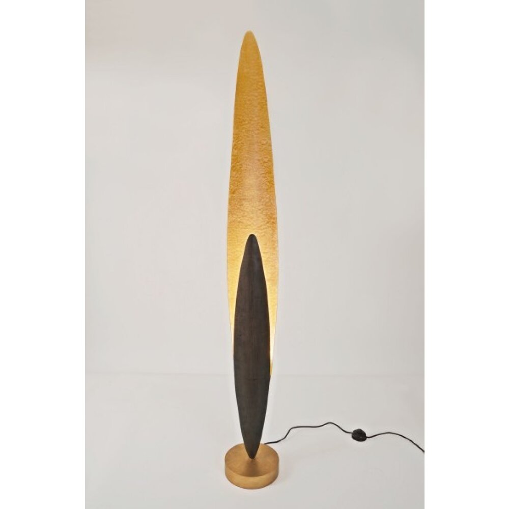 Holländer LINGUA Staande lamp Bruin, Goud, 1-licht main product photo