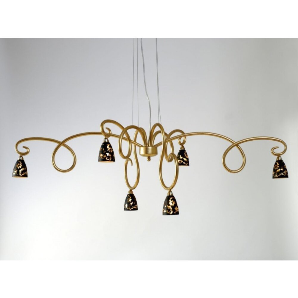 Holländer ALICE FIORIRE Hanger Goud, 6-lichts main product photo