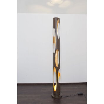 Holländer MASCHA Grondverlichting Bruin, Goud, 1-licht Holländer MASCHA Grondverlichting Bruin, Goud, 1-licht