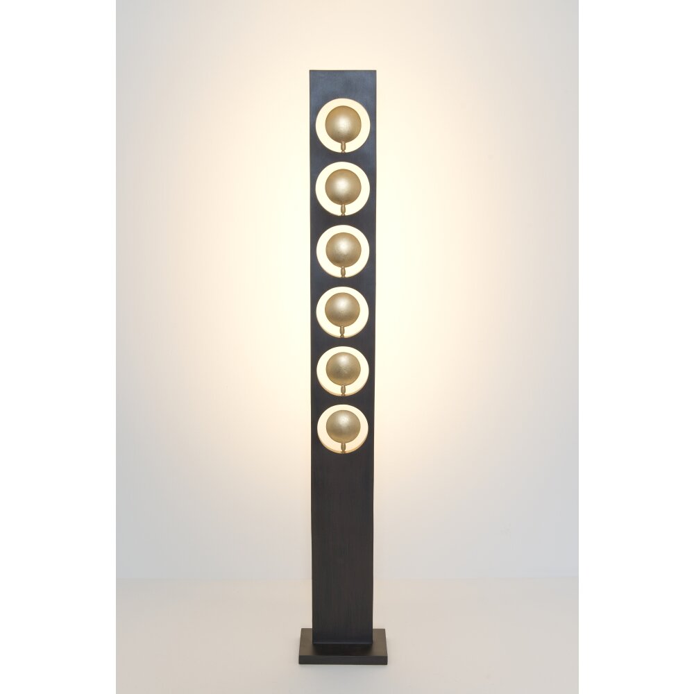 Holländer TENACIA Staande lamp LED Bruin, Goud, 6-lichts main product photo