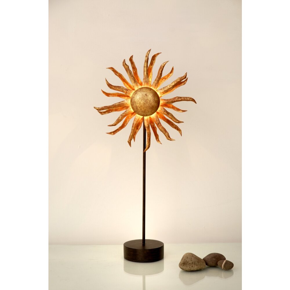 Holländer SONNE Tafellamp Bruin, Goud, Zwart, 6-lichts main product photo