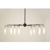 Holländer CASINO OVAL Hanger Zwart, Zilver, 8-lichts
