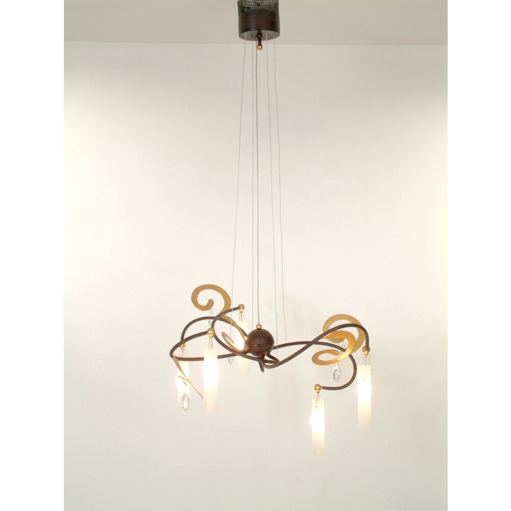 Holländer CASINO Hanger Bruin, Goud, Zwart, 5-lichts main product photo