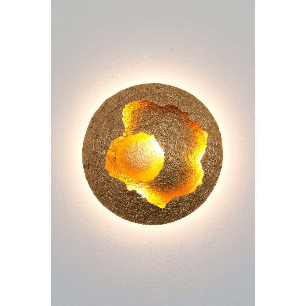 Holländer NIDODIVESPE Muurlamp LED Goud, 1-licht main product photo