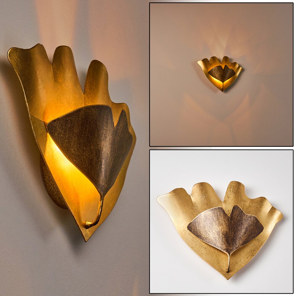 Baranof Wandlamp Goud, 2-lichts main product photo