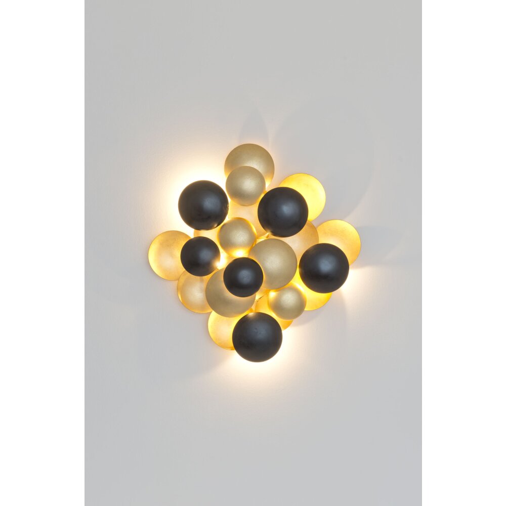Holländer BOLLADARIA GRANDE Muurlamp LED Bruin, Goud, Zwart, 6-lichts main product photo