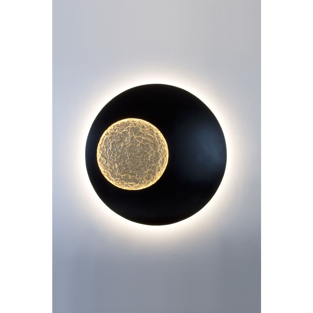 Holländer LUNA EXTRA GROSS Muurlamp LED Bruin, Goud, Zwart, 1-licht main product photo