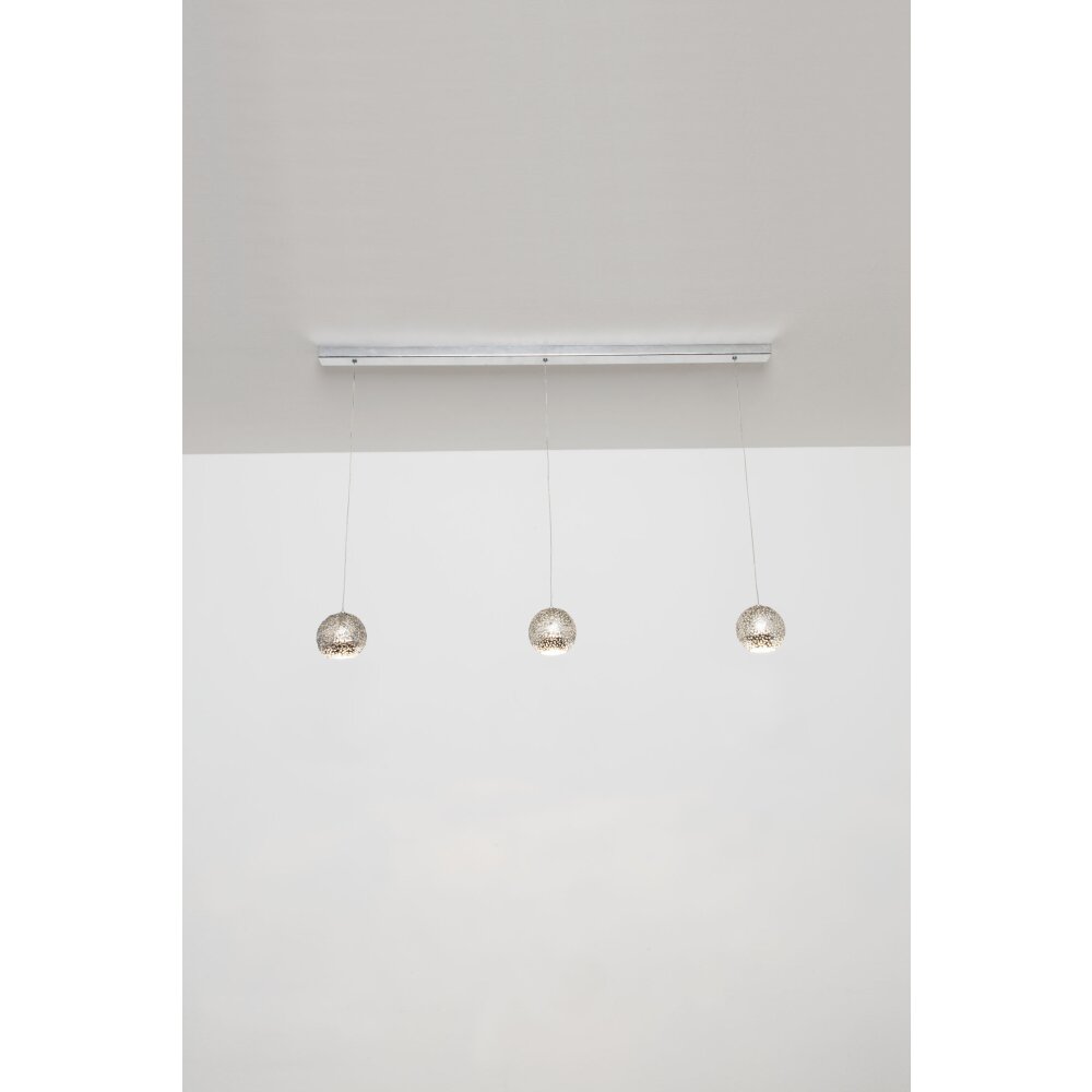 Holländer CAPPUCINO Plafondlamp Zilver, 3-lichts main product photo