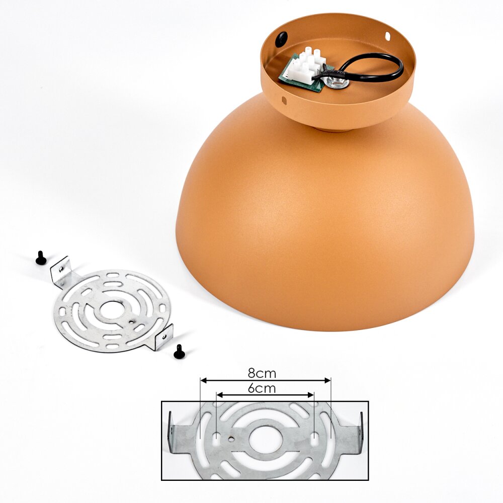 Vivian Plafondlamp Oker, 1-licht