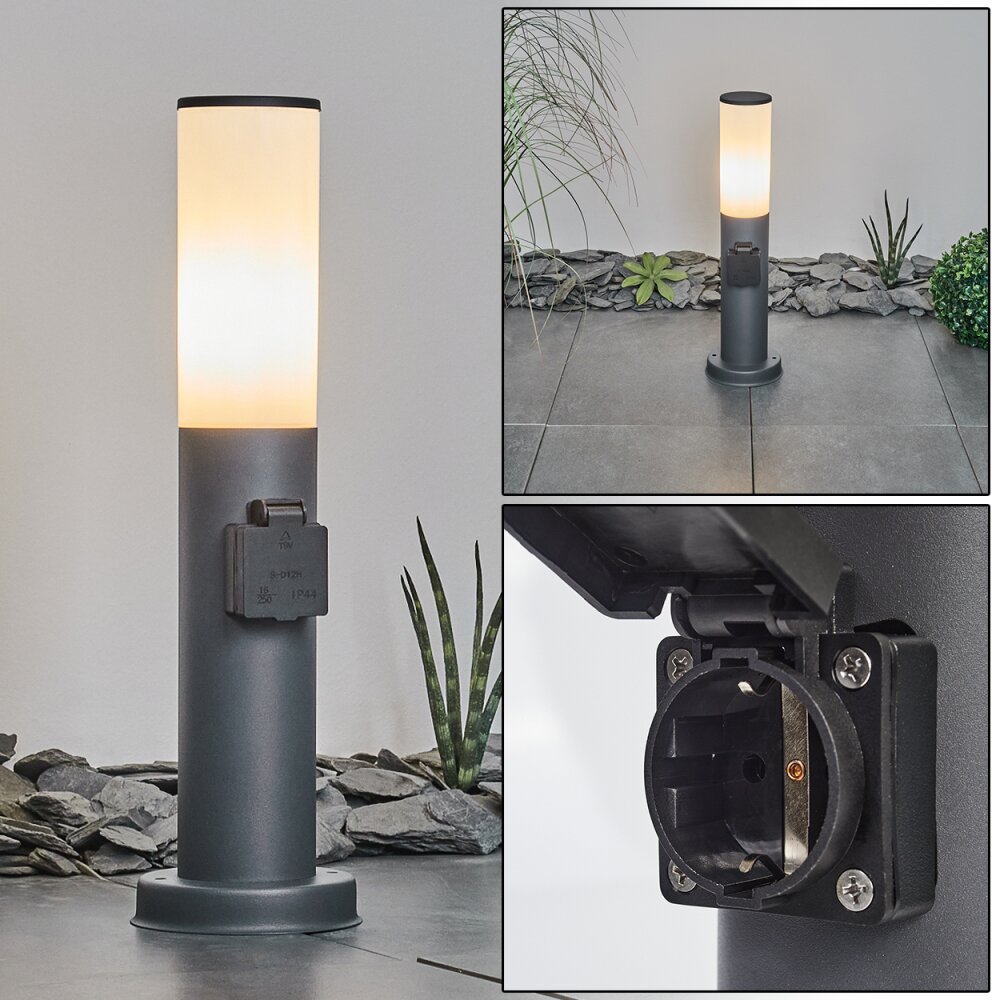 Caserta Sokkellamp Antraciet, 1-licht main product photo