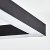 Deadwood Plafondlamp LED Bruin, Chroom, houtlook, 3-lichts