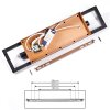 Deadwood Plafondlamp LED Bruin, Chroom, houtlook, 3-lichts