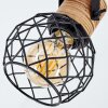 Bridgeport Plafondlamp Zwart, 3-lichts
