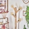 Pozos Staande lamp Natuurlijke kleuren, Zwart, 4-lichts