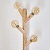 Pozos Staande lamp Natuurlijke kleuren, Zwart, 4-lichts