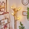 Pozos Staande lamp Natuurlijke kleuren, Zwart, 4-lichts