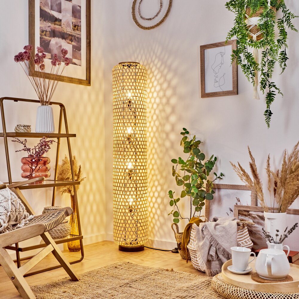 Quinto Staande lamp Zwart, 4-lichts