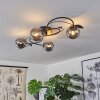 Barasat Plafondlamp LED Zwart, 4-lichts