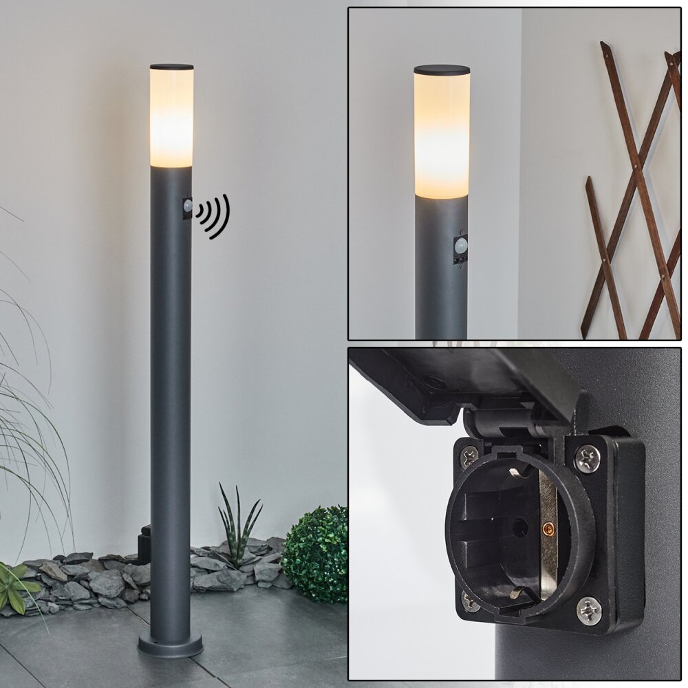 Caserta Padverlichting Antraciet, 1-licht, Bewegingsmelder main product photo