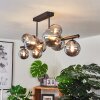 Chehalis Plafondlamp LED Zwart, 9-lichts