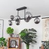 Chehalis Plafondlamp LED Zwart, 9-lichts