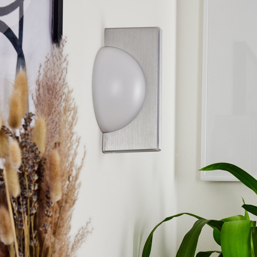 Wroxton Muurlamp LED Aluminium, 1-licht