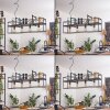Victorine Hanglamp Chroom, Zwart, 4-lichts