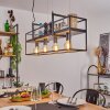 Victorine Hanglamp Chroom, Zwart, 4-lichts