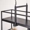 Victorine Hanglamp Chroom, Zwart, 4-lichts