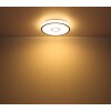 Globo GEORGIA Plafondlamp LED Wit, 1-licht, Afstandsbediening, Kleurwisselaar