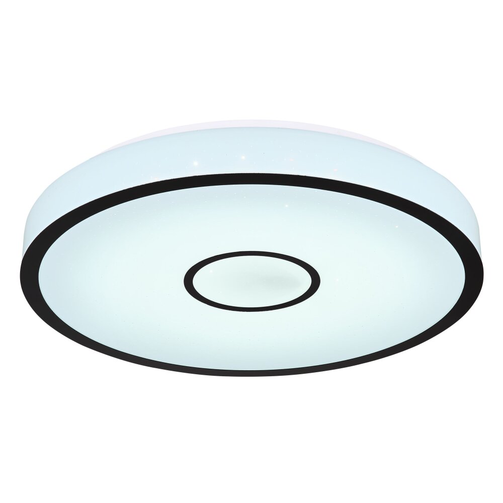 Globo GEORGIA Plafondlamp LED Wit, 1-licht, Afstandsbediening, Kleurwisselaar