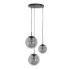 Steinhauer Bollique Hanglamp Zwart, 3-lichts