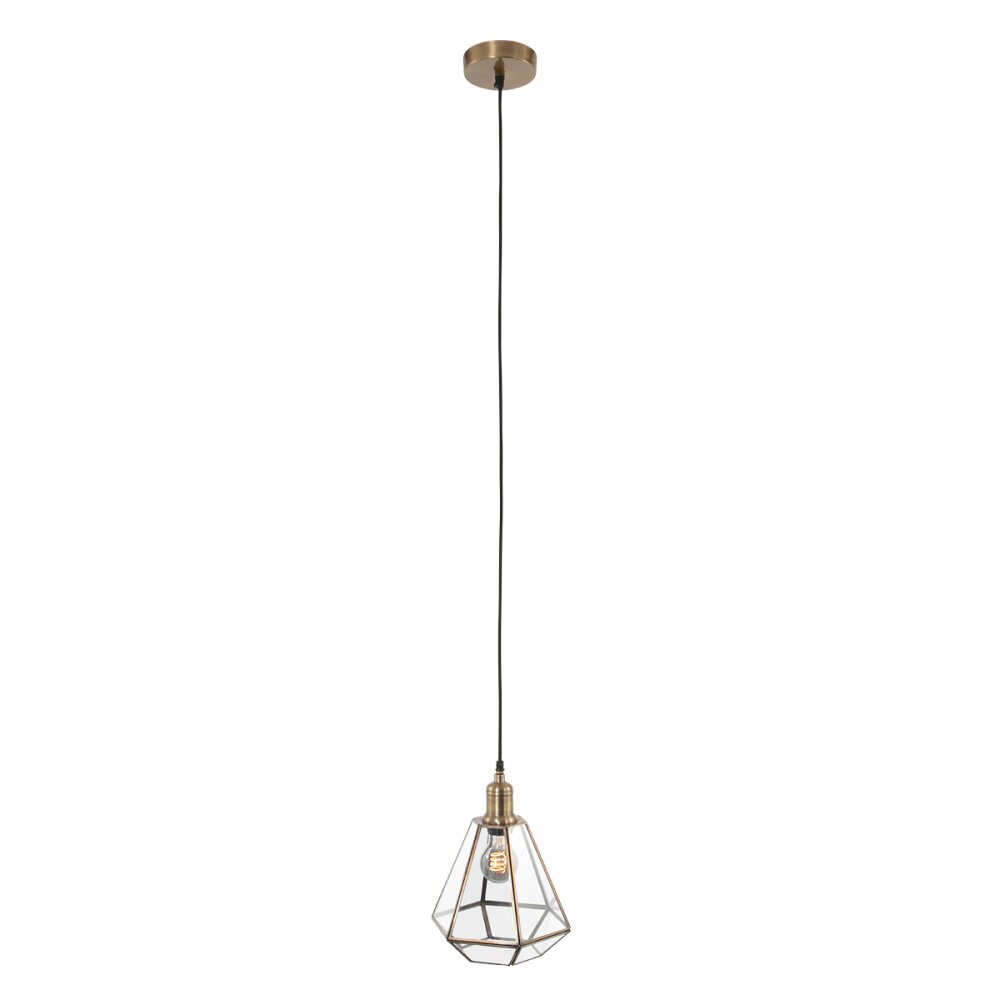 Steinhauer Pimpernel Hanglamp Brons, 1-licht main product photo