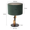 Steinhauer Animaux Tafellamp Goud, Zwart, 1-licht