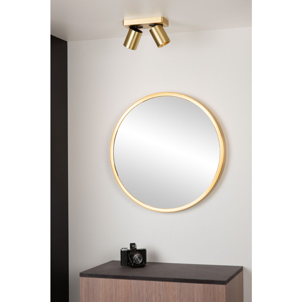 Lucide NIGEL Plafondlamp LED Goud, Messing, 2-lichts main product photo
