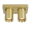 Lucide NIGEL Plafondlamp LED Goud, Messing, 2-lichts