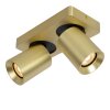 Lucide NIGEL Plafondlamp LED Goud, Messing, 2-lichts