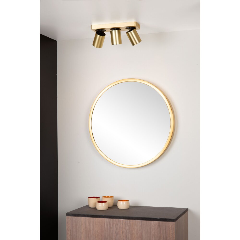 Lucide NIGEL Plafondlamp LED Goud, Messing, 3-lichts main product photo