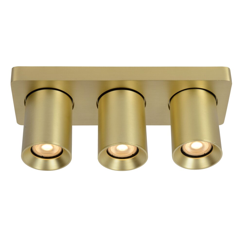 Lucide NIGEL Plafondlamp LED Goud, Messing, 3-lichts