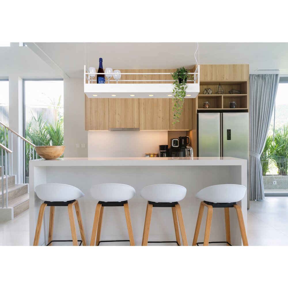 Lucide MIRAVELLE Hanglamp Wit, 6-lichts main product photo